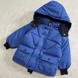 کاپشن عروسکی اسپرت طرح PO با رویه مموری ضدآب دو تا هفت ساله