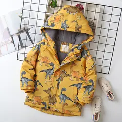 کاپشن کتان روسی طرح دایناسوری با رویه میکرو کاملا ضدآب و داخل خز