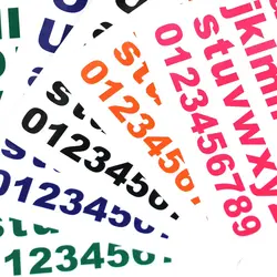 پکیج استیکر حروف انگلیسی
