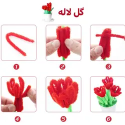 پیپ‌پاک‌کن قرمز (بسته‌ی 10 تایی)