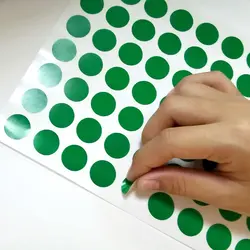 دات استیکر سبز