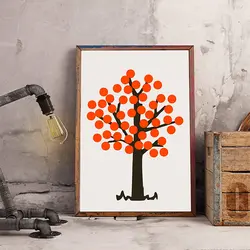 دات استیکر نارنجی