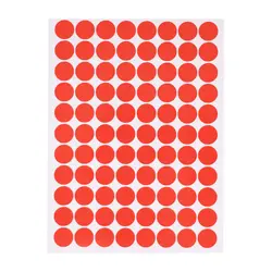 دات استیکر قرمز