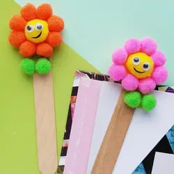 پوم‌پوم سبز روشن (بسته‌ی 10تایی)