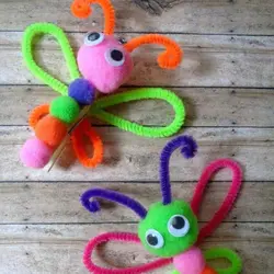 پوم‌پوم سبز روشن (بسته‌ی 10تایی)