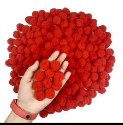 پوم‌پوم قرمز (بسته‌ی 10 تایی)
