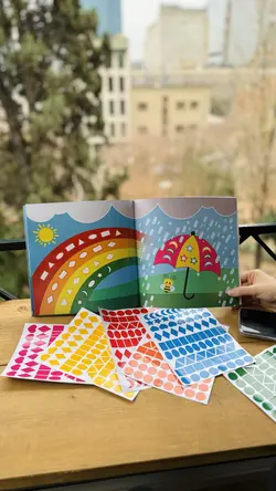 کتاب زنبورک + پکیج استیکر