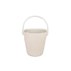 سطل فلزی سفید