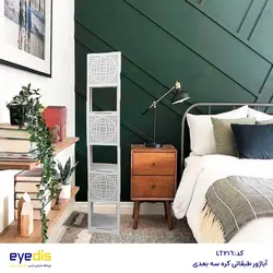 خرید و قیمت آباژور طبقاتی طرح کره سه‌ بعدی - فروشگاه لوازم دکوراسیون داخلی آیدیس