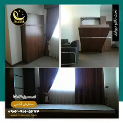 تخت تاشو دیواری دونفره
