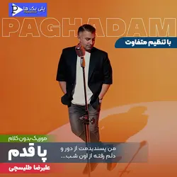 دانلود آهنگ بیکلام پا قدم علیرضا طلیسچی در 3 گام و با تنظیم جدید