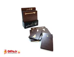 تقویم رومیزی چوبی ZA308 + بیش از 50 نمونه تقویم رومیزی