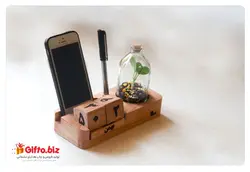 تقویم رومیزی چوبی ZA-307 + بیش از 50 نمونه تقویم رومیزی