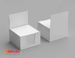 یادداشت رومیزی تبلیغاتی BN02 + چاپ اختصاصی + 500 برگی