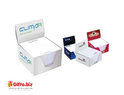 یادداشت رومیزی تبلیغاتی BN02 + چاپ اختصاصی + 500 برگی