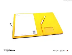 کلاسور چرمی سمیناری A5 | هدیه تبلیغاتی گیفتو