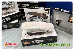 دستمال کاغذی تبلیغاتی 100 برگی | هدیه تبلیغاتی گیفتو