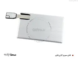 فلش کارتی فلزی D22S + چاپ لوگو + ضمانت 1 ساله