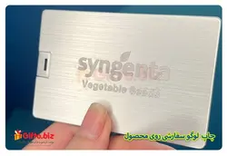 فلش کارتی فلزی D22S + چاپ لوگو + ضمانت 1 ساله
