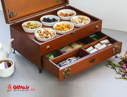 جعبه پذیرایی میرا 702 + قیمت جعبه پذیرایی چوبی 11 شهریور 1402