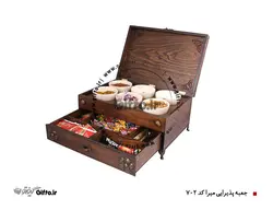 جعبه پذیرایی میرا 702 + قیمت جعبه پذیرایی چوبی 11 شهریور 1402