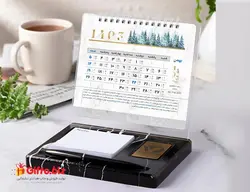 تقویم رومیزی 1402 لاکچر + انواع تقویم رومیزی جدید با قیمت
