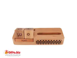 تقویم رومیزی چوبی ZC023 + قیمت هدایای تبلیغاتی 6 اسفند 1402