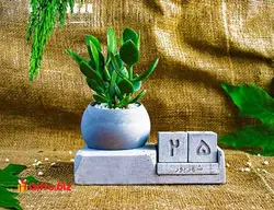 تقویم رومیزی بتنی آذین GBO76 + تقویم رومیزی جدید با قیمت