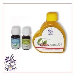 اسنشیال اویل رزماری و نعنا و روغن جوجوبا روغندون