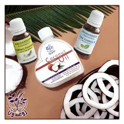 اسنشیال اویل رزماری و نعنا و روغن نارگیل روغندون