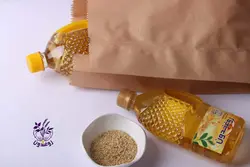 روغن کنجد نیم لیتری