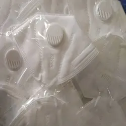 ماسک N95 - ماسک ۵ لایه تنفسی سوپاپ دار / فیلتردار - نانو عایق رزین براق کننده ضدآب آبگریز