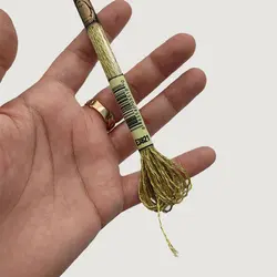 خرید و قیمت نخ زری دار پنگوئن کد 3821 | گیسمون