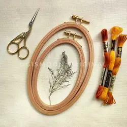 خرید و قیمت کارگاه گلدوزی چوبی بیضی پنگوئن | گیسمون