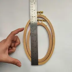 خرید و قیمت کارگاه گلدوزی چوبی بیضی پنگوئن | گیسمون