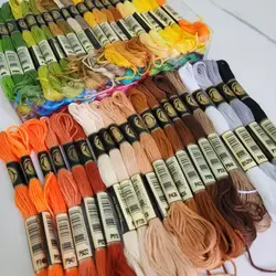 پک 80 عددی نخ گلدوزی پنگوئن | گیسمون