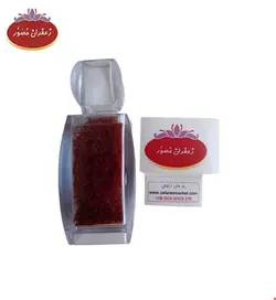 زعفران سرگل یک مثقالی مصور طرح آذین