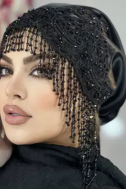 توربان گلدوزی اویزدار