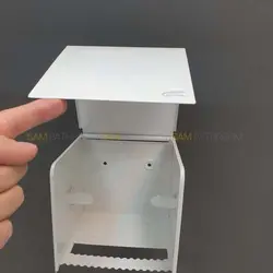 خرید و قیمت باکس دستمال توالت دیواری سرویس دستشویی برند AMA (سفید)