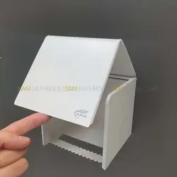 خرید و قیمت باکس دستمال توالت دیواری سرویس دستشویی برند AMA (سفید)