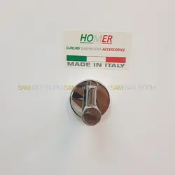 خرید و قیمت اویز حوله تک شاخه دیواری استیل گرد برند هامر - فروشگاه اینترنتی سام