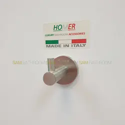 خرید و قیمت اویز حوله تک شاخه دیواری استیل گرد مشکی مات - فروشگاه اینترنتی سام