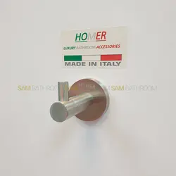 خرید و قیمت اویز حوله تک شاخه دیواری استیل گرد مشکی مات - فروشگاه اینترنتی سام