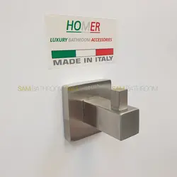 خرید و قیمت اویز حوله تک شاخه دیواری مات برند هامر - فروشگاه اینترنتی سام