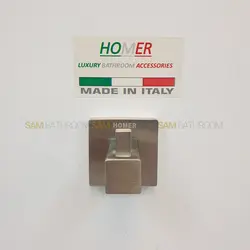 خرید و قیمت اویز حوله تک شاخه دیواری مات برند هامر - فروشگاه اینترنتی سام