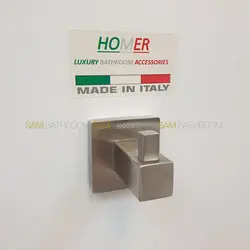 خرید و قیمت اویز حوله تک شاخه دیواری مات برند هامر - فروشگاه اینترنتی سام