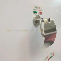 خرید و قیمت جای دستمال توالت کاوردار دیواری استیل مات