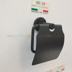 خرید و قیمت جای دستمال توالت کاوردار دیوادی مشکی مات - فروشگاه اینترنتی سام