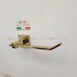 خرید و قیمت جای دستمال توالت رول کوتاه طلایی براق - فروشگاه اینترنتی سام