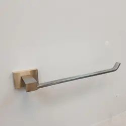 خرید و قیمت جای رول دستمال توالت دیواری سرویس دستشویی و حمام استیل مات - فروشگاه اینترنتی سام